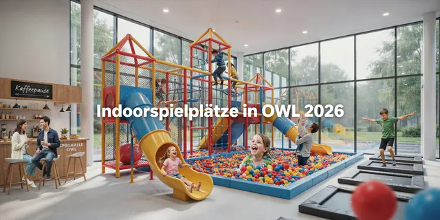 Indoorspielplätze in OWL 2026: Alle Hallen mit Preisen und Öffnungszeiten