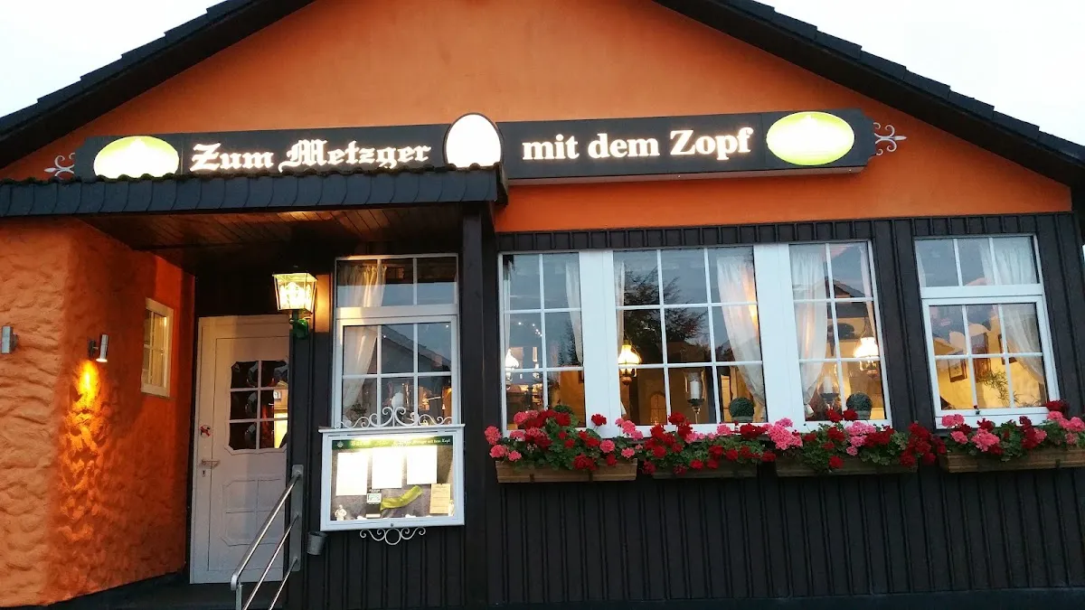Metzger mit dem Zopf