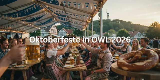 Oktoberfeste in OWL 2026: Alle Termine, Preise und Tipps
